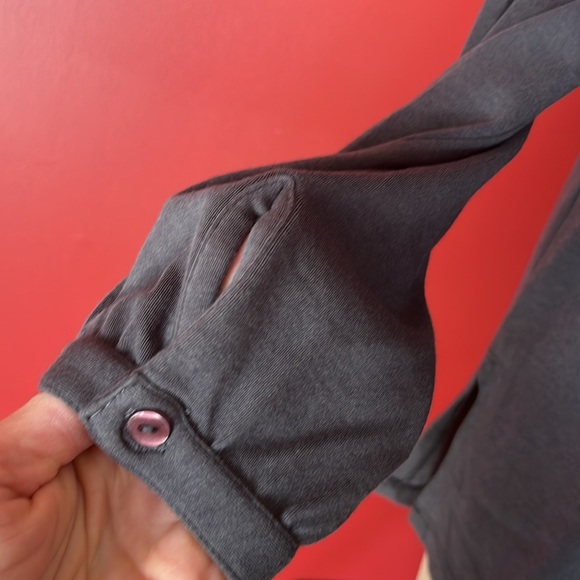 BNWOT Sahalie super soft long sleeve gray top - Picture 4 of 15